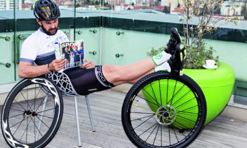 Als MTB-Neuling zum Dolomitenmann: Bitte warten, lieber Georg! / Bild: Thomas Polzer Thumbnail