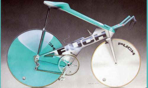 Designstudie Zeitfahrmaschine, 1985, Sammlung Ehn, Motorradmuseum Sigmundsherberg / Bild: Wehap / Ulreich / Weishaupt Verlag Thumbnail