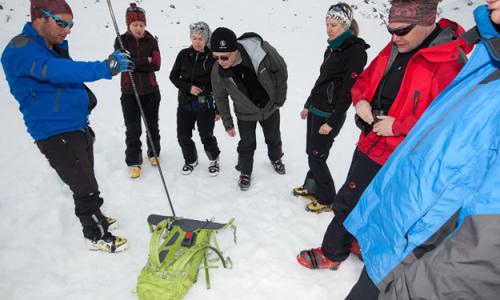 Lernen im Lawinencamp: Safety first / Bild: Mammut Thumbnail