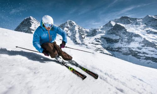 Skimovie, Speedcheck, Photopoint: Schweizer Skigebiete setzen auf Skiline / Bild: Jungfraubahn Management AG / Christian Mairitsch Thumbnail