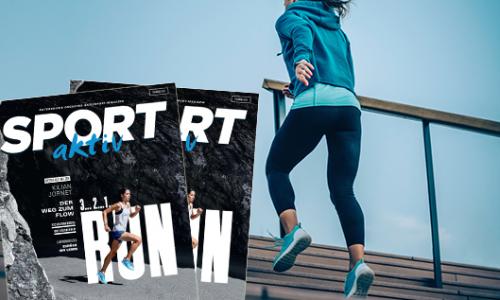 Das neue SPORTaktiv Magazin mit großem Lauf-Special ab 8. Februar erhältlich! / Bild: iStock / microgen // Magazincover: On-Running Thumbnail