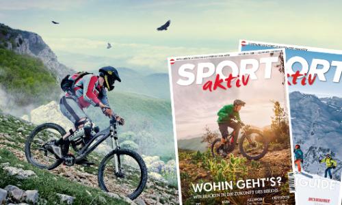 Das neue SPORTaktiv Magazin mit großem Skitourenguide ab 6. Oktober erhältlich! / Bild: iStock / mel-nik / Cover Stammheft: Specialized / Cover Skitourenguide: Dynafit / Montage: sportaktiv.com Thumbnail