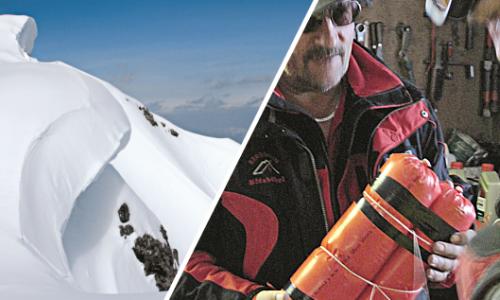 Explosionen am Berg: Mit dem Sprengtrupp gegen die Lawinengefahr / Bild: Lawinenwarndienst Tirol / Stephanie Dirnbacher Thumbnail