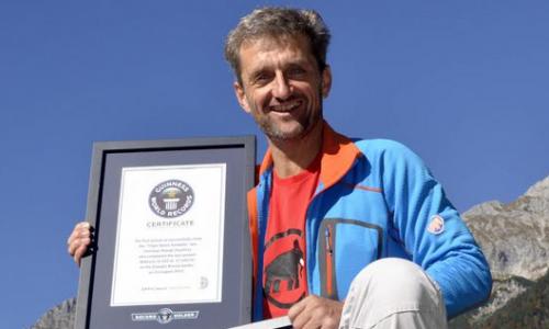 Christian Stangl: 3mal Guinness Buch der Rekorde für das "Triple Seven Summits"-Projekt / Bild: B. Rinner Thumbnail