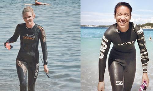 Triout Girls Julia und Donata Training für Ironman / Bild: trioutgirls Thumbnail