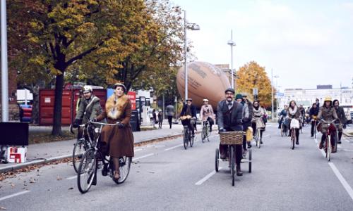 Kunst, Mode & Radfahren auf der ersten Wiener Fahrradschau 2016 / Bild: Wiener Fahrradschau / Carlos Fernandez Laser Thumbnail