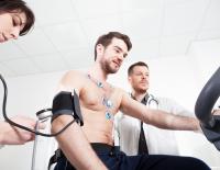 Sportler beim Laktattest