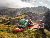 Trekking in den Bergen