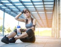 Erschöpft bei Übertraining