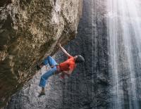 David Lama beim Klettern