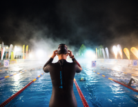24-Stunden-Schwimmen: Länge um Länge für den guten Zweck