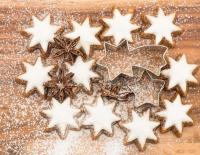 Gesunde Weihnachtskekse: Mandel-Zimt-Sterne mit Kokoszucker