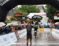 Salzkammergut Trophy - Lukas Kaufmann im Ziel