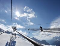 Wie kommt das Seil in die Bahn?