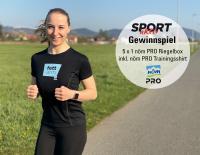 Gewinnspiel für Ernährungsbewusste: Wir verlosen 5 x 1 nöm PRO Riegelbox inkl. nöm PRO Trainingsshirt