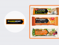 Riegel für leistungsorientierte Ernährung vor, während und nach dem Sport Spitzenleistung mit Produkten von NAMEDSPORT