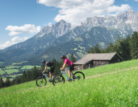 Kulinarische Königstouren mit dem E-Bike am Hochkönig