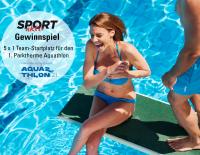 Gewinne 1 von 5 Team-Startplätzen für den 1. Parktherme Aquathlon 2021!