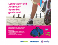 Gewinne 1 von 20 hochwertigen Sport-Sets von Leukotape® & Actimove®!