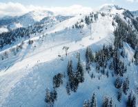 © Tourismusregion / Riesneralm / Weniger Lifte, aber viele Pisten und gleich vier lange Talabfahrten hat die Riesneralm in Donnersbachwald in der Steiermark. Auch Kleine zeigen Größe: Warum es nicht nur auf die Zahl der Pistenkilometer ankommt