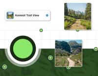 Komoot lanciert Trail View – eine innovative Technologie, mit der die Karte zum Leben erweckt wird