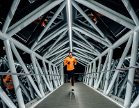 Schaukelschuh: Rocker am Laufschuh