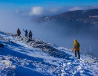 Wandern im Winter: Outdoor gegen Kälte geschützt