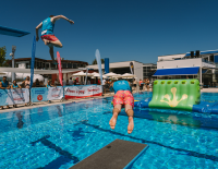 Jede Menge Wasseraction beim 3. Parktherme Aquathlon powered by Schmidt Reinigung