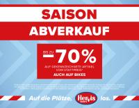 Auf die Plätze, Hervis, los – zum Saison-Abverkauf!
