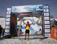 © © Sportograf / Alex Hutter gewinnt in 8:33:40 Stunden bereits zum zweiten Mal den Stubai Ultratrail auf der K67 Distanz von Innsbruck bis zur Bergstation am Eisgrat am Stubaier Gletscher. Stubaier Doppelsieg für Katharina und Alex Hutter beim STUBAI ULTRATRAIL 2024