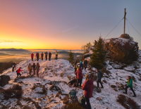 © © Bodenmais Tourismus / Woidlife Photography / Sonnenaufgangswanderung am Silberberg. Fünf Tage Winterwandern pur