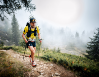 Ultratrail-Läufer Florian Grasel Zehnter beim Tor des Géants