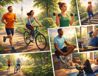 © © AI 6 Gewohnheiten von Menschen mit täglicher Aktivität