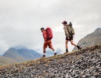 Der Stoff für Wanderschuhe