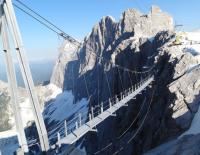 Nervenkitzel spektakulaerem Alpenblick