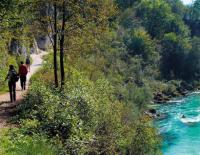 Unterwegs am Alpe-Adria-Trail – Etappe 25: Bovec - Drežnica / Bild: Klavdija Lešnik / Kärnten Werbung GmbH / AlpeAdriaTrail