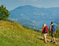 Unterwegs am Alpe-Adria-Trail - Etappe 9: Blick vom Hühnersberg Richtung Millstätter See / Bild: Kärnten Werbung GmbH - AlpeAdriaTrail