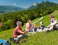 Alpenurlaub gruenen Bereich