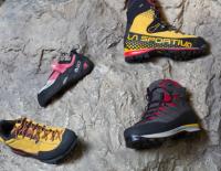 Die 4 Bergschuhtypen im Überblick / Bild: Thomas Polzer - aufgenommen bei Gigasport Graz