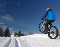 Biken im Winter / Bild: istock / methowtime