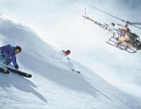 Luft statt Lift: Heliskiing in Österreich / Bild: Arlberg Bergbahnen