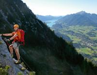 Kletter-Tipp: Dieser Familien-Klettersteig ist auch im Spätherbst (oft) noch begehbar / Bild: Axel Jentzsch-Rabl