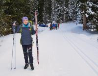 Running Zuschi unterwegs: Wenn Läufer langlaufen ... / Bild: Horst von Bohlen