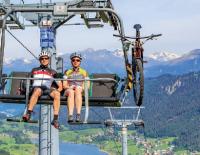 Mountainbiken im Naturpark Weissensee / Bild: Steinthaler