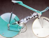 Designstudie Zeitfahrmaschine, 1985, Sammlung Ehn, Motorradmuseum Sigmundsherberg / Bild: Wehap / Ulreich / Weishaupt Verlag