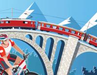 Mittendrin: Radtransport per Bahn als Abenteuer / Bild: iStock / aurielaki / johnnyknez // Montage: sportaktiv.com