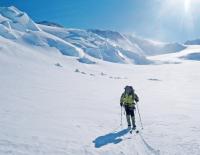 Skiern ueber Alpen