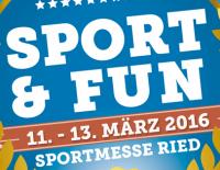 10-Jahre-Jubiläum: Sportmesse SPORT & FUN von 11. bis 13. März 2016 in Ried / Bild: Sportmesse Sport & Fun