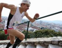 Ausblick auf den Raiffeisen Schloßberg Stiegenlauf am 4. Oktober 2014 / Bild: Media Event Graz