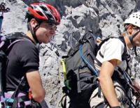 Kennzeichnung und Schwierigkeitsgrade von Klettersteigen: Ein Einführung / Bild: Axel Jentzsch-Rabl / Alpinverlag